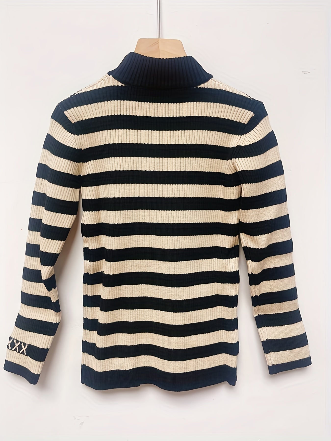 Boys Turtleneck Thick Sweater Long Sleeve Knit Pullover Top Outdoor
