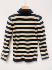 Boys Turtleneck Thick Sweater Long Sleeve Knit Pullover Top Outdoor