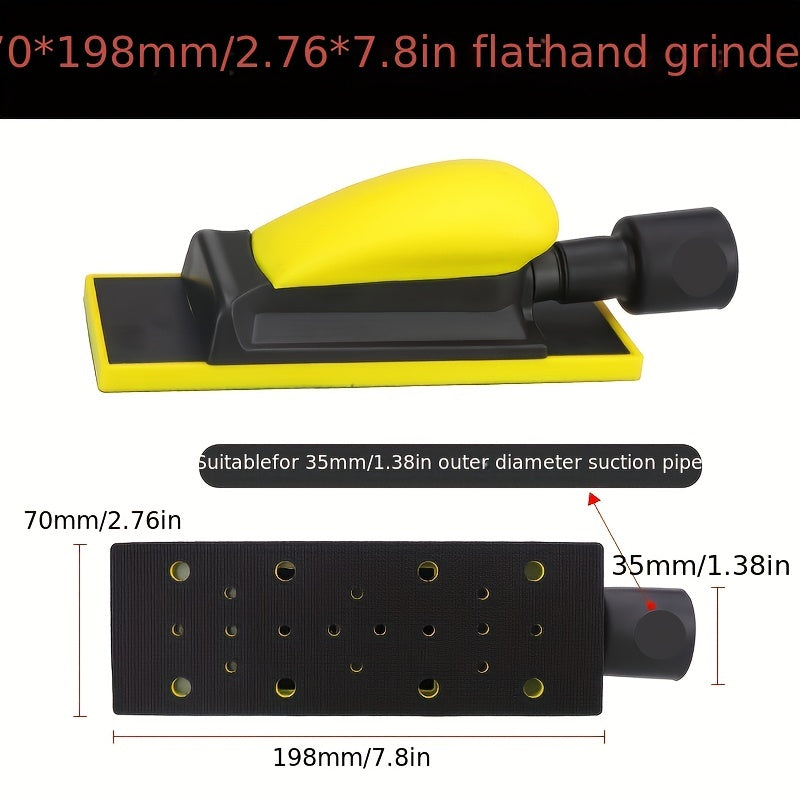 HIFESON 70 198mm Square Manual Sanding Disc Holder