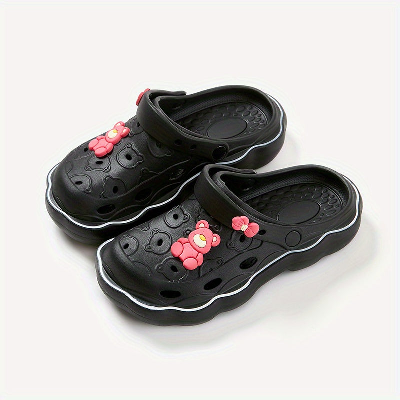 Women's Bear Garden Clogs Hollow Out Slide Shoes