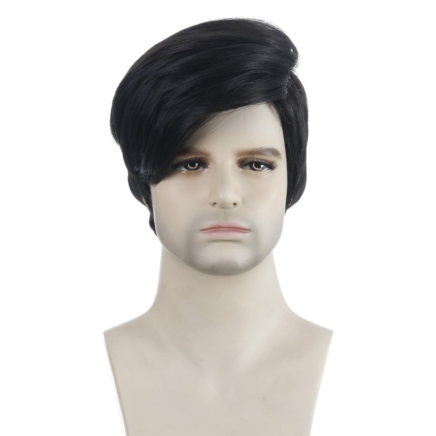 Men's Short Curly Hair Daily Dressing Wig
