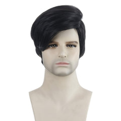 Men's Short Curly Hair Daily Dressing Wig