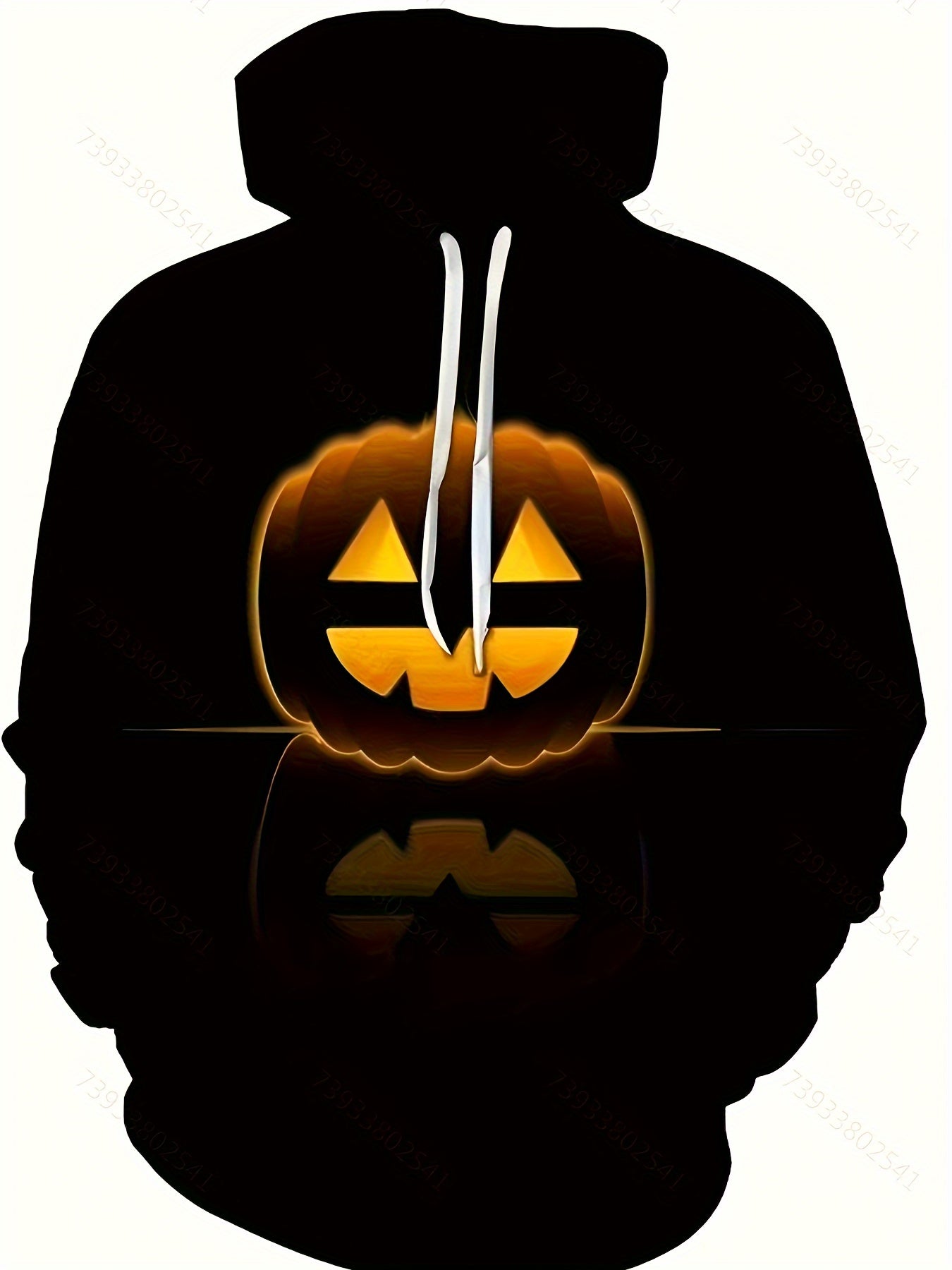Halloween Pumpkin Pattern Print Hoodies For Men