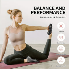 Women's Non-slip Cross Strap Yoga Socks Breathable Dance Training Socks