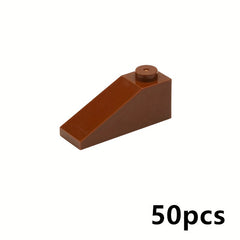 50pcs Building Blocks Roof Tile Slopes Bricks 4286 3x1x1 Dots MOC Construction