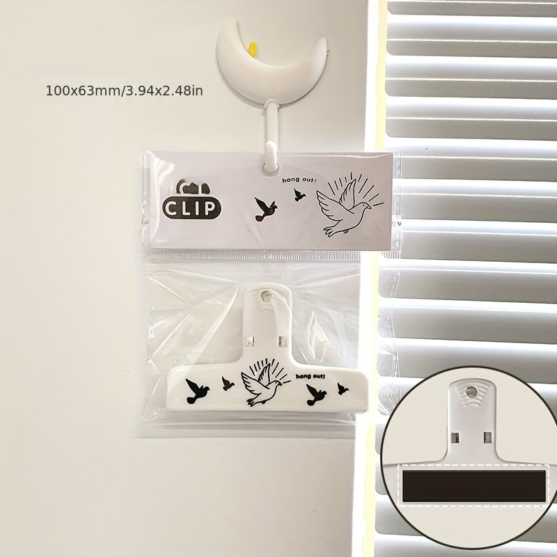 Creative Minimalism Magnet Office Journal Clip 4pcs