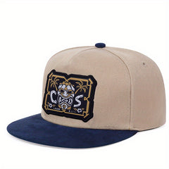 Totem Embroidery Snapback Hat Hip Hop Khaki Anime Baseball Cap Unisex