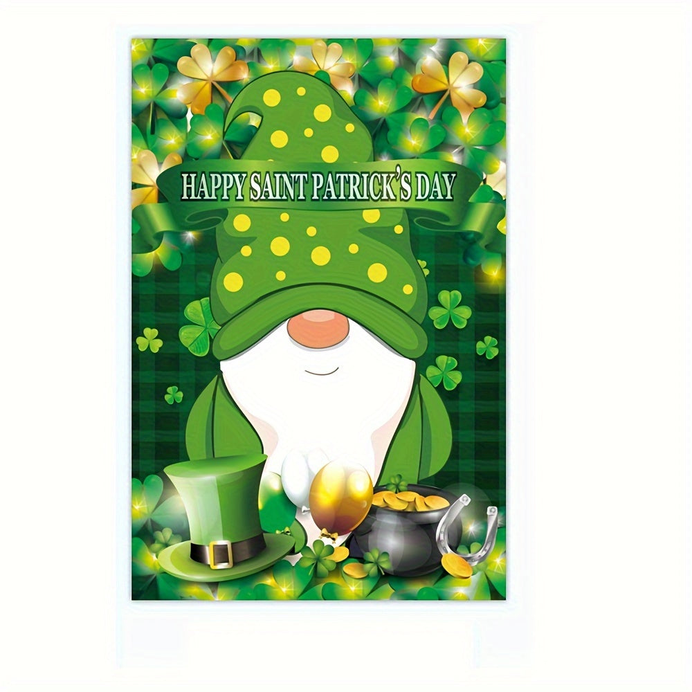 St Patrick's Garden Flag Yard Holiday Flag Welcome Garden Flag