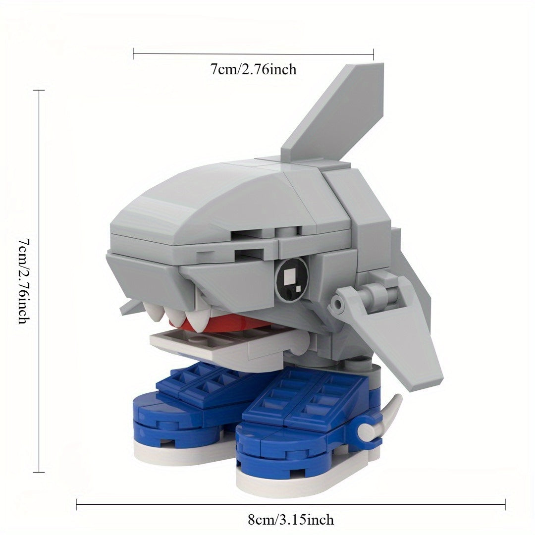 Shark Building Block Doll for Girls