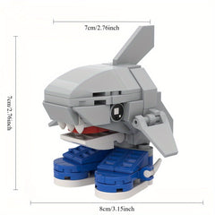 Shark Building Block Doll for Girls