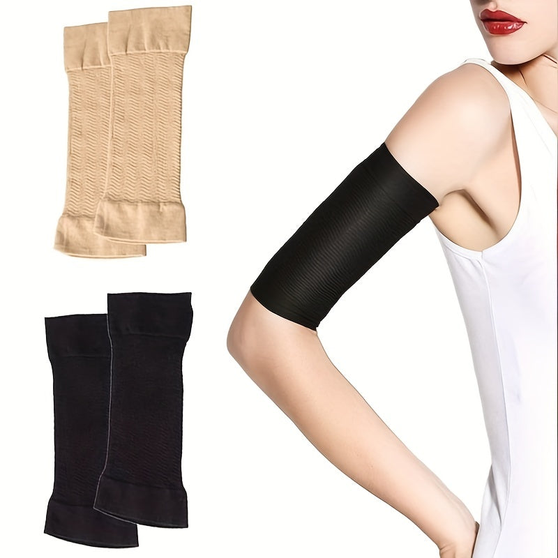 2pcs Arm Sleeves for Yoga and Sports, Pressure and Support for Elbows and Arms