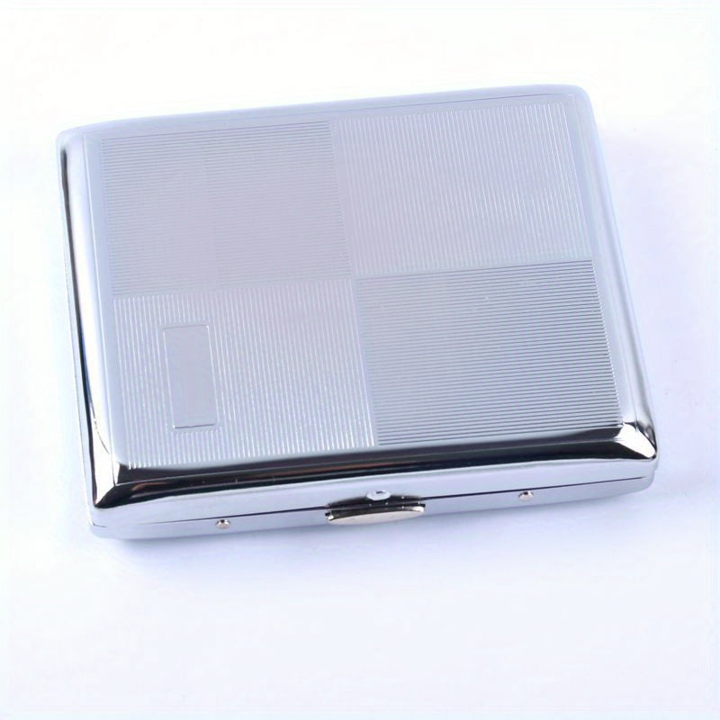 Metal Cigarette Case Spring Clip Open Tobacco Case Holder For Men