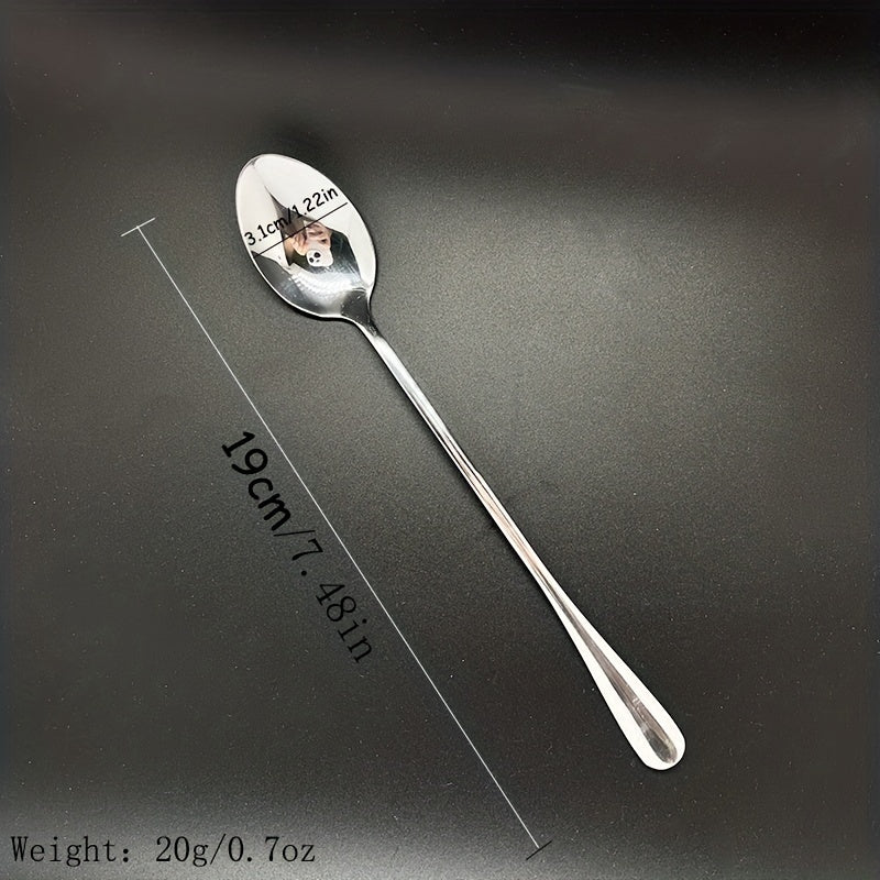 Hand Stamped Dessert Coffee Soup & Poisoned Spoons - Home Restaurant Wedding Use