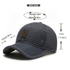 Men's Cotton Baseball Cap Sun Hat