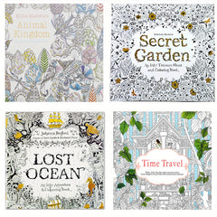 16 Unique Adult Coloring Books: No Repeat Patterns
