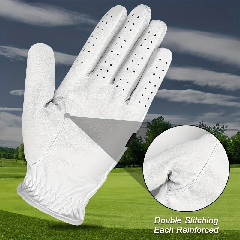 Pixel Panda 1PC Golf Glove High Quality Leather Left Hand Golf Glove