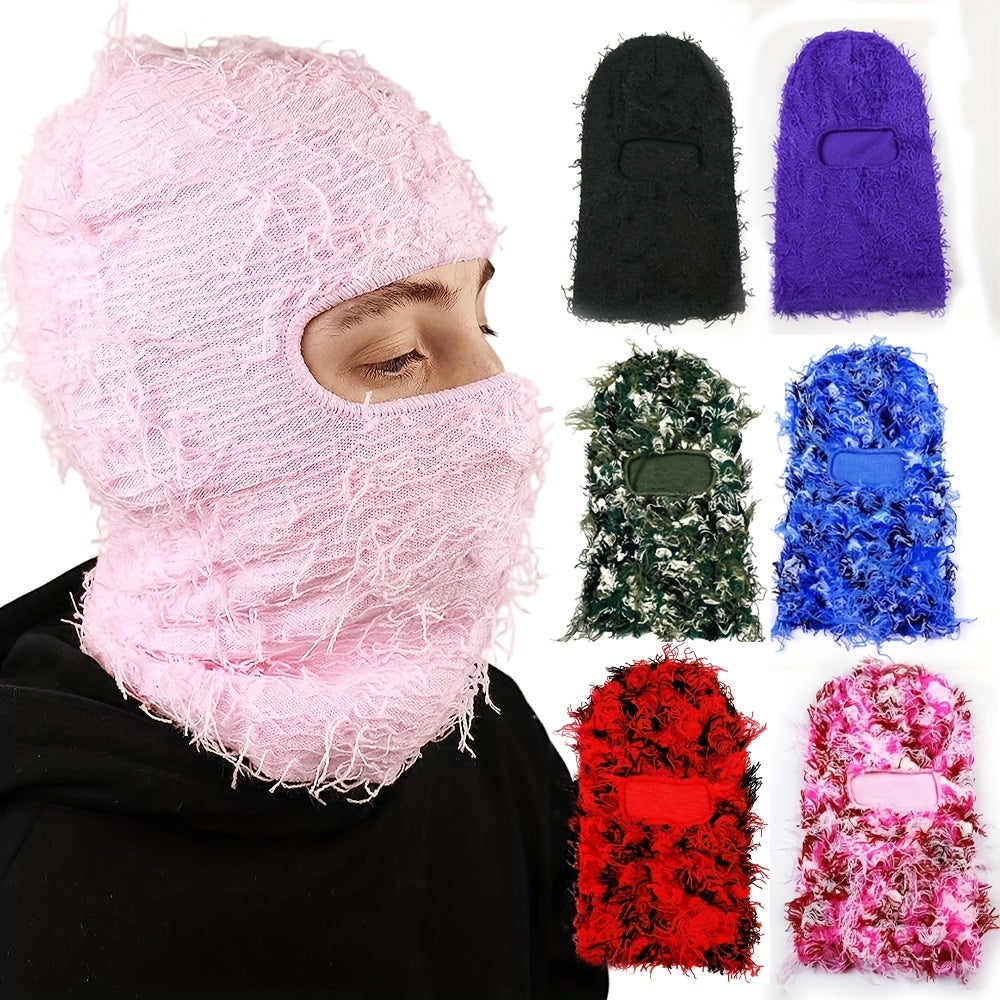Unisex Thermal Winter Knitted Mask Full Face Cover Outdoors