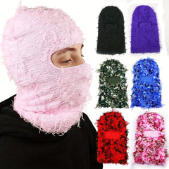 Unisex Thermal Winter Knitted Mask Full Face Cover Outdoors