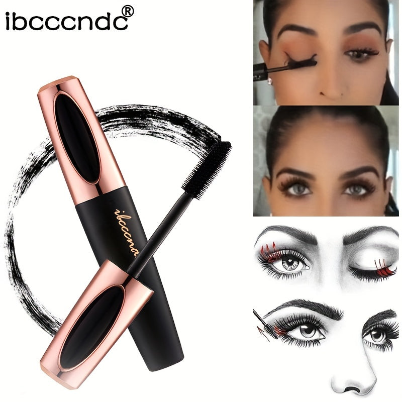 Waterproof 4D Mascara: Thick & Curly, Long-Lasting, Smudge-Proof