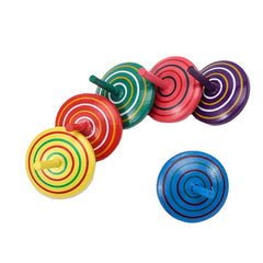 Colorful Wooden Hand Spinning Toy