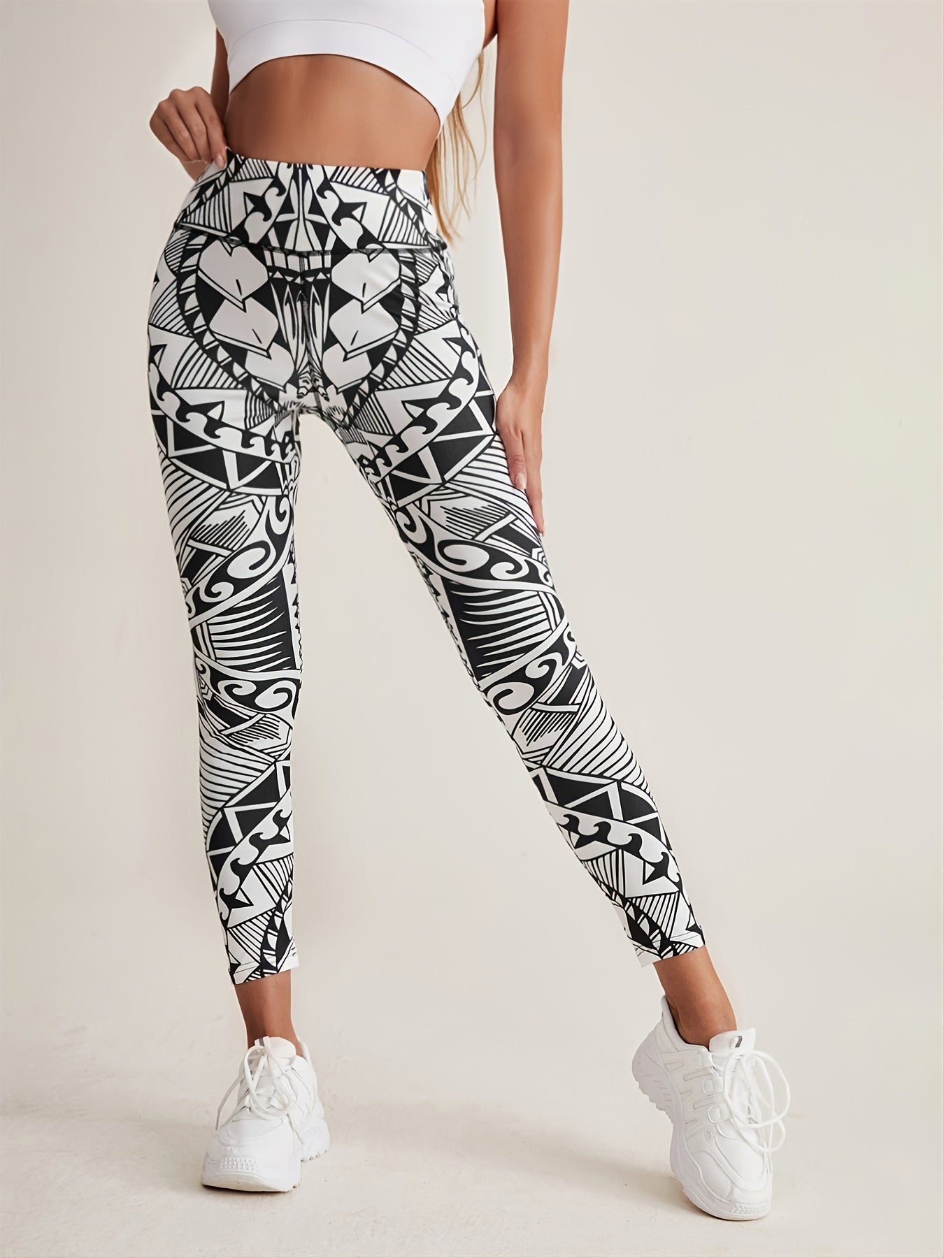 High Stretch Digital Print Yoga Leggings
