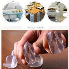 4pcs Child Safety Silicone Table Corner Edge Protector Cover