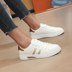 Women's Casual Lace Up Low Top Skate Shoes