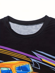 Kids' MONSTER TRUCKS Print Short Sleeve Tee