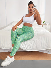 Tie Dye Honeycomb High Rise Leggings
