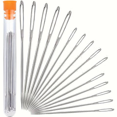 15pcs Big Hole Sewing Needles Household Clothes Quilt Embroider
