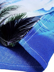 Tropical Island Casual Hawaiian Shirt - Men's Summer Vacation Resort Tops