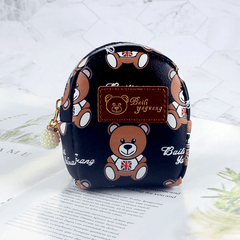 Cartoon Bear Mini Bag Coin Purse with Keychain