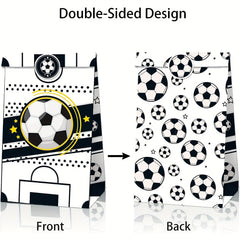 12pcs Soccer Party Favors Candy Bags Supplies