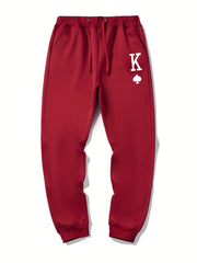 Spade K Men's Drawstring Sweatpants Loose Comfy Jogger Pants