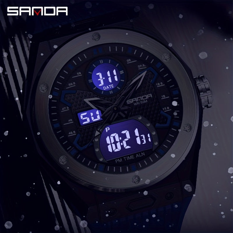 Sanda Boys' Outdoor Multifunctional Watch