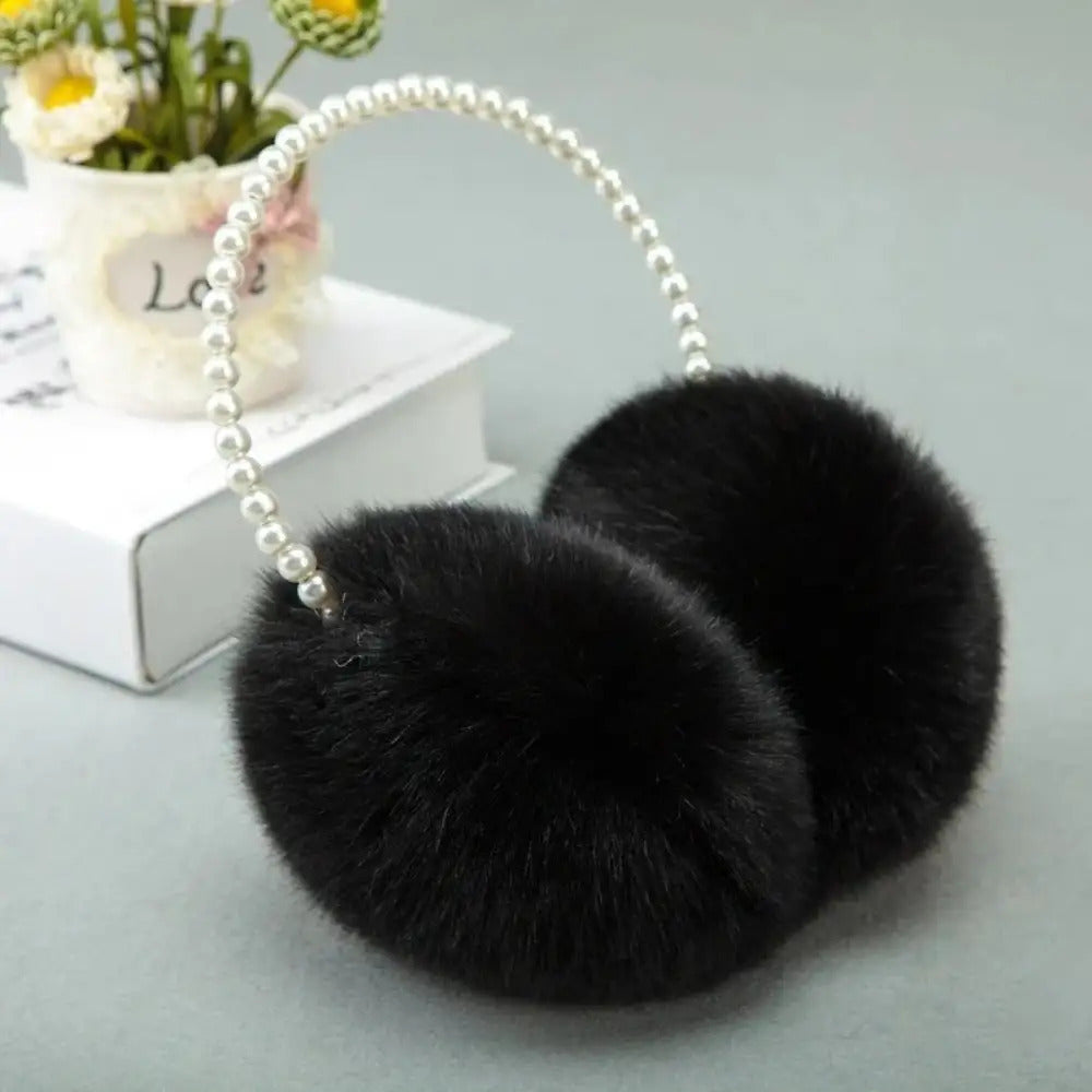 Plush Ear Muffs Women Winter Accessories Christmas Party Headwear