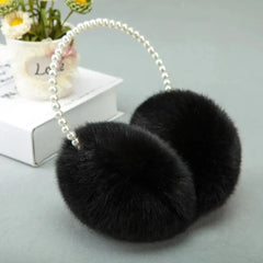 Plush Ear Muffs Women Winter Accessories Christmas Party Headwear