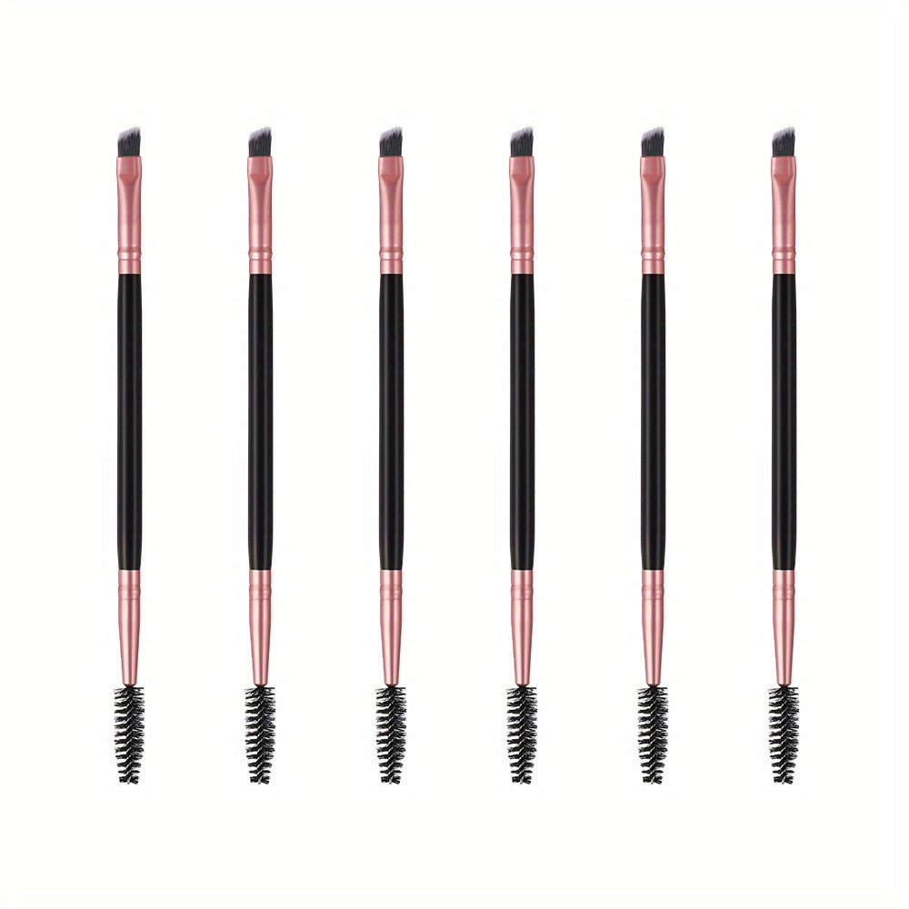 Double Ended Eyebrow and Eyeliner Brush Set