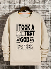 God Is My Father Sweatshirt Men's Graphic Pullover Sweats