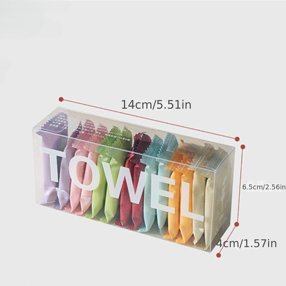 14pcs Disposable Compressed Cotton Travel Towels