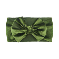Velvet Bow Headband for Baby Girls