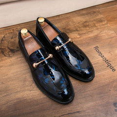 Women's PU Leather Loafers Stylish Softy Sole Low Top Shoes