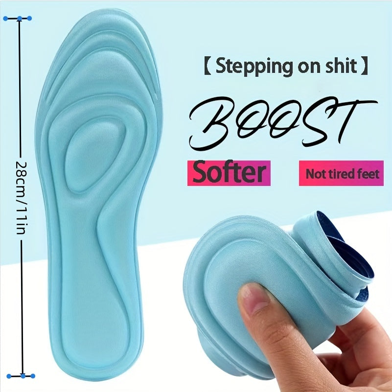 4D Memory Foam Orthotic Insole Cushion for Man Women
