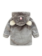 Soft & Warm Baby Hooded Bathrobe Mouse Pyjamas for Boys & Girls