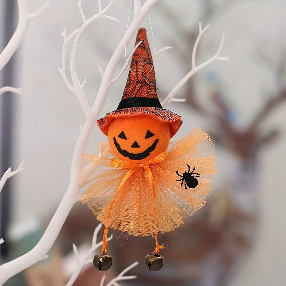 Halloween Hanging Ornament Pumpkin Ghost Witch Cat Charm Scary Witch Pendant