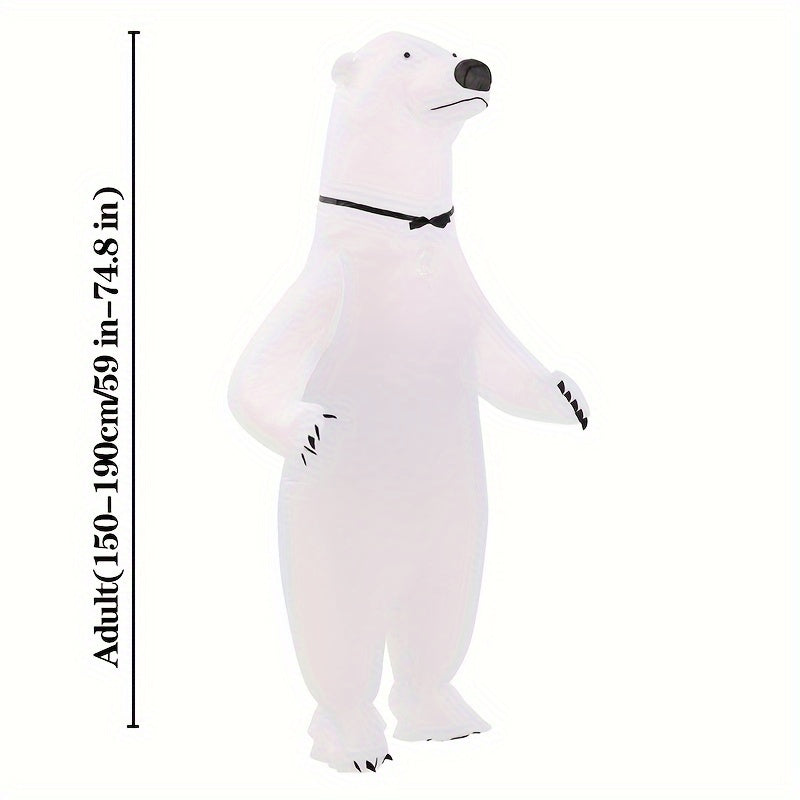 Polar Bear Inflatable Costume Halloween Party Cosplay Dress