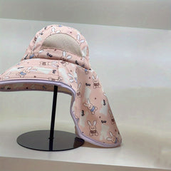 Big Brim Sunshade Children's Sun Hat with Neck Protection