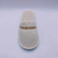 Men's Plush Disposable Spa Slippers Eco friendly Non Slip Home House Shoes