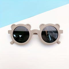 Cartoon Bear Round Sunglasses UV Protection Kids Accessories