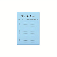 To Do Sticky Notes, 50 Sheets, Self-Adhesive, Assorted Colors